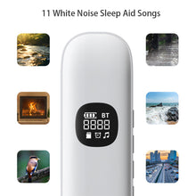 Load image into Gallery viewer, Under Pillow Bone Conduction Bluetooth Speaker White Noise Sleep Aid Soundbar LED Display TF MP3 Music Player Timed Shutdown
