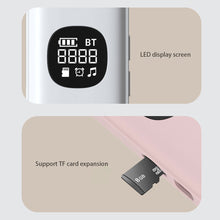 Load image into Gallery viewer, Under Pillow Bone Conduction Bluetooth Speaker White Noise Sleep Aid Soundbar LED Display TF MP3 Music Player Timed Shutdown
