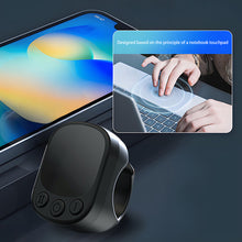 Load image into Gallery viewer, Scrolling Ring Remote Control Touchpad Camera Shutter Mouse Ring for Short Video Control Compatible with iPhone iPad
