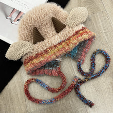 Load image into Gallery viewer, Cute Thick Plush Knitted Hat Girls Winter Warm Ear Protection Beanies Hat Women Comfortable Horn Pullover Hats

