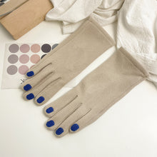 Load image into Gallery viewer, Fashion Nail Polish Gloves Grace Lady Winter Vintage Full Finger Glove Women Thick Driving Touch Screen Warm Mittens Female
