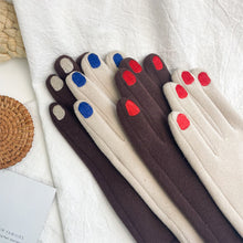 Load image into Gallery viewer, Fashion Nail Polish Gloves Grace Lady Winter Vintage Full Finger Glove Women Thick Driving Touch Screen Warm Mittens Female
