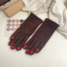 Load image into Gallery viewer, Fashion Nail Polish Gloves Grace Lady Winter Vintage Full Finger Glove Women Thick Driving Touch Screen Warm Mittens Female
