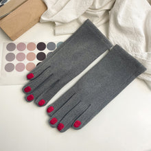 Load image into Gallery viewer, Fashion Nail Polish Gloves Grace Lady Winter Vintage Full Finger Glove Women Thick Driving Touch Screen Warm Mittens Female
