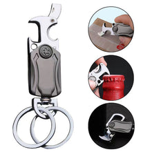 Load image into Gallery viewer, Stress Relief Fidget Spinner Keychain Multifunctional Rotating Metal Key Holder Key Ring For Men Women
