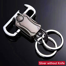 Load image into Gallery viewer, Stress Relief Fidget Spinner Keychain Multifunctional Rotating Metal Key Holder Key Ring For Men Women
