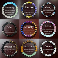 Load image into Gallery viewer, Triple Element Emotion Bracelet Natural Stone Energy Crystal Healing Emotional Balance Daily Positive Energy Jewelry Stress Relief Gift for Women Man
