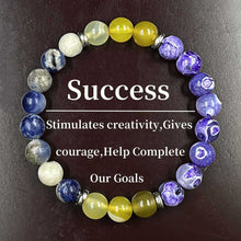 Load image into Gallery viewer, Triple Element Emotion Bracelet Natural Stone Energy Crystal Healing Emotional Balance Daily Positive Energy Jewelry Stress Relief Gift for Women Man
