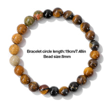 Load image into Gallery viewer, Solar System Planets Stone Bracelet Lucky Charm Moon Sun Saturn Bead Daily Wear &amp; Meditation For Men Hand Rosary Accessories
