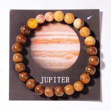 Load image into Gallery viewer, Solar System Planets Stone Bracelet Lucky Charm Moon Sun Saturn Bead Daily Wear &amp; Meditation For Men Hand Rosary Accessories
