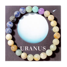Load image into Gallery viewer, Solar System Planets Stone Bracelet Lucky Charm Moon Sun Saturn Bead Daily Wear &amp; Meditation For Men Hand Rosary Accessories
