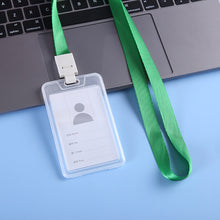 Load image into Gallery viewer, Clear Card Holder Badge Lanyard Office School Employee ID Badge For Workers Staff Students Event Visitors ID Card Accessories
