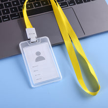 Load image into Gallery viewer, Clear Card Holder Badge Lanyard Office School Employee ID Badge For Workers Staff Students Event Visitors ID Card Accessories
