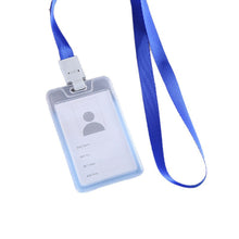 Load image into Gallery viewer, Clear Card Holder Badge Lanyard Office School Employee ID Badge For Workers Staff Students Event Visitors ID Card Accessories
