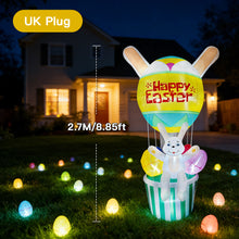 Load image into Gallery viewer, 5.9/8.9FT Easter Glowing Inflatable Balloon Bunny/Carrot/Egg Figure LED Waterproof Holiday Easter Celebration Spring Garden Yard Lawn Decor
