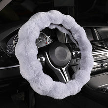 Load image into Gallery viewer, Winter Warm Soft Fluffy Plush Car Steering Wheel Cover Steering Qheel Grip Cover Non-Slip Steering Wheel Protector Car Steering
