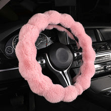 Load image into Gallery viewer, Winter Warm Soft Fluffy Plush Car Steering Wheel Cover Steering Qheel Grip Cover Non-Slip Steering Wheel Protector Car Steering
