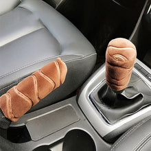 Load image into Gallery viewer, 1Set Winter Short Plush Hand Warmer Comfortable Car Handbrake Cover Handle Cover Handle Cover Car Interior Accessories
