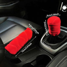 Load image into Gallery viewer, 1Set Winter Short Plush Hand Warmer Comfortable Car Handbrake Cover Handle Cover Handle Cover Car Interior Accessories
