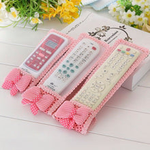 Load image into Gallery viewer, Lace Fabric Remote Cover Dust-Proof Washable Soft Stretch Sleeve for TV &amp; AC Remote Controller Home Electronic Accessory
