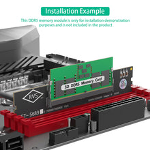 Load image into Gallery viewer, Laptop DDR5 RAM to SO DDR5 U-DIMM Desktop Adapter Card Memory Tester SO DDR5 to DDR5 U-DIMM Converter
