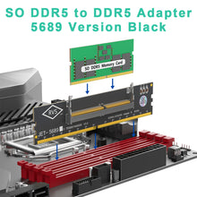 Load image into Gallery viewer, Laptop DDR5 RAM to SO DDR5 U-DIMM Desktop Adapter Card Memory Tester SO DDR5 to DDR5 U-DIMM Converter
