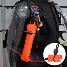 Load image into Gallery viewer, Mini SMB Float Signal Tube High Visibility Emergency Signal Stick Diver Keychain Pendant
