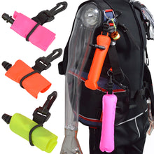 Load image into Gallery viewer, Mini SMB Float Signal Tube High Visibility Emergency Signal Stick Diver Keychain Pendant
