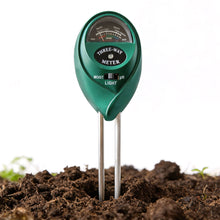 Load image into Gallery viewer, 3-in-1 Soil pH Meter Moisture Tester for Garden Potted Plants No Battery Needed for Dirt and Soil Gardening Tool for Plant Lovers
