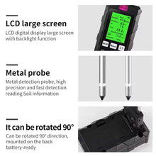 Load image into Gallery viewer, 6 in 1 Soil Tester for Garden Moisture pH Temperature Light Fertility Meter Soil Test Kit for Potted Plants Indoor Outdoor Plant Care Tool
