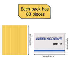 Load image into Gallery viewer, Universal pH Test Paper 1-14 Full Range Strips Litmus Paper for Water Testing High Accuracy Acid Alkaline Indicator Strips Lab Home Aquarium Pool Use
