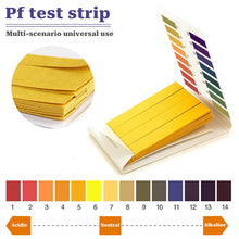 Load image into Gallery viewer, Universal pH Test Paper 1-14 Full Range Strips Litmus Paper for Water Testing High Accuracy Acid Alkaline Indicator Strips Lab Home Aquarium Pool Use
