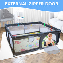 Load image into Gallery viewer, 47" * 47" Baby Playard Cloth Playpen Removable Enclosures for Indoor and Outdoor Use Care for Children and Pets
