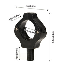 Load image into Gallery viewer, 2PCS Plastic Fishing Rod Magnetic Supporting Head with Luminous Effect 8MM Spiral Interface for European Pole Outdoor Bank Fishing Accessory
