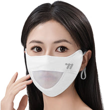 Load image into Gallery viewer, Ice Silk Sun Protection Face Mask Breathable Mesh Design UV Protection Mask with Eye Protection for Outdoor Cycling
