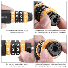 Load image into Gallery viewer, Anti-Theft Combination Cable Lock for Bicycle Retractable Steel Wire Lock for Electric Bike Helmet Cycling Equipment
