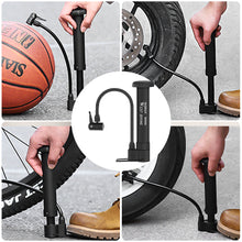 Load image into Gallery viewer, Portable Universal Air Pump for Bicycle and Ball 80PSI Telescopic Pump Rod Cycling Equipment
