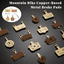 Load image into Gallery viewer, Copper-Based Metal Brake Pads for Mountain Bike Durable Wear-Resistant Oil Disc Brake Pads Disc Brake Accessories
