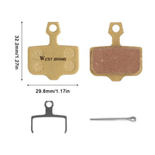 Load image into Gallery viewer, Copper-Based Metal Brake Pads for Mountain Bike Durable Wear-Resistant Oil Disc Brake Pads Disc Brake Accessories

