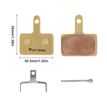 Load image into Gallery viewer, Copper-Based Metal Brake Pads for Mountain Bike Durable Wear-Resistant Oil Disc Brake Pads Disc Brake Accessories
