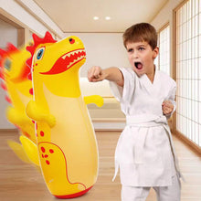 Load image into Gallery viewer, Cute Dinosaur Self-Righting Punching Toy for Kids Inflatable Punching Column Home Office Stress Relief Sensory Play Standing Punch Bag
