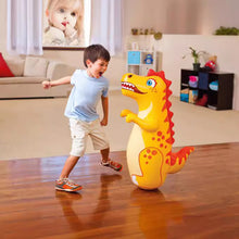 Load image into Gallery viewer, Cute Dinosaur Self-Righting Punching Toy for Kids Inflatable Punching Column Home Office Stress Relief Sensory Play Standing Punch Bag
