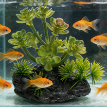 Load image into Gallery viewer, Simulated Succulent Lifelike Fake Plant Reptile Terrarium Decor Artificial Greenery for Vivarium Aquarium Fish Tank Landscaping Home Ornament Gift
