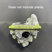 Load image into Gallery viewer, Floating Stone Aquarium Decoration Natural Look Fish Tank Ornament with Hideout Cave Floating Rock for Aquascape Pond or Reptile Tank
