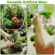 Load image into Gallery viewer, Artificial Moss Mat Fake Grass for Terrarium Decoration Miniature Landscape Turf for DIY Craft Fairy Garden Supply Bonsai Pot Cover
