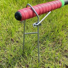 Load image into Gallery viewer, Simple Metal Ground Spike Fishing Rod Holder Metal Pole Rest Support Rack Sea and Hand Rod Ground Spike Stand Fishing Accessories

