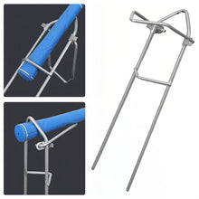 Load image into Gallery viewer, Simple Metal Ground Spike Fishing Rod Holder Metal Pole Rest Support Rack Sea and Hand Rod Ground Spike Stand Fishing Accessories
