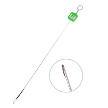 Load image into Gallery viewer, 52CM Long Shank Stainless Steel Eel Hook Barbed Offset and Flat Angle Hook with EVA Float Board Loop Ring Fishing Accessories
