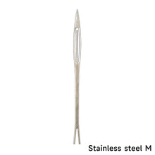 Load image into Gallery viewer, 1PC Stainless Steel / Brass Shuttle Fishing Net and Prawn Trap Weaving Repair Tool Fishing Supplies
