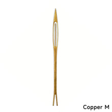 Load image into Gallery viewer, 1PC Stainless Steel / Brass Shuttle Fishing Net and Prawn Trap Weaving Repair Tool Fishing Supplies
